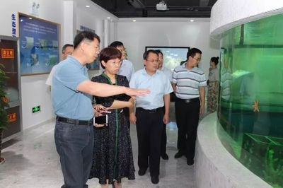 山東省發(fā)改委重點(diǎn)處王曉燕處長(zhǎng)一行到東方海洋調(diào)研工作